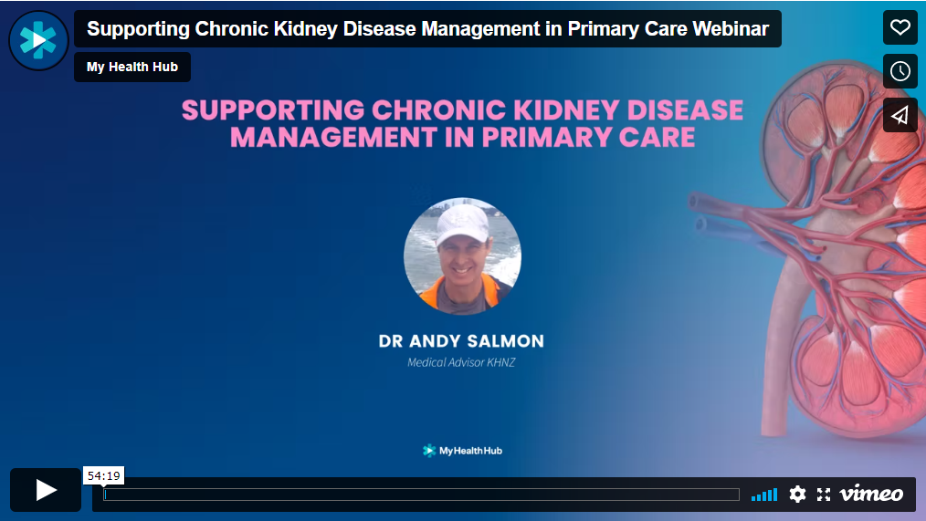 Supporting Chronic Kidney Disease Management in Primary Care
